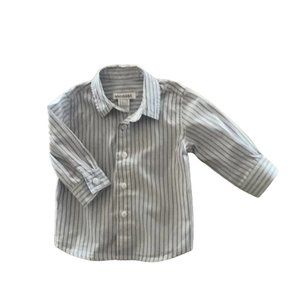 Lapierre Collection Stripe Button Down Shirt 16 lbs. (3-6 Months)